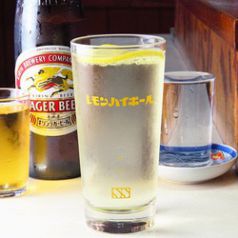 お酒はシンプルに三種類♪