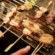 竹とりの地鶏料理は、すべて竹炭で焼きあげてご提供！