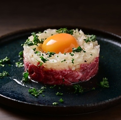 黒毛和牛のねぎ塩ユッケ