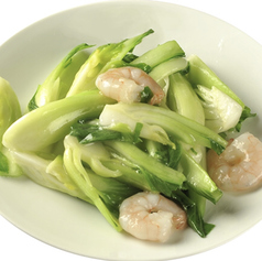 エビと青梗菜炒め