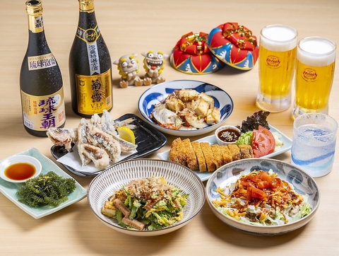 国際通りで沖縄料理と島唄民謡ライブを満喫！熱気あふれるステージで最高の思い出を♪