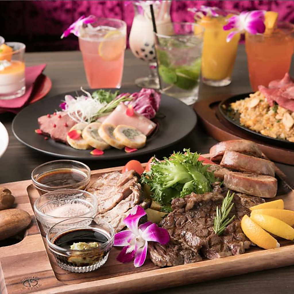 お料理豊富☆見た目もお洒落なこだわりコース♪完全個室で周りを気にせず楽しい宴会を☆