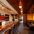 やっぱりカウンター席が好き
