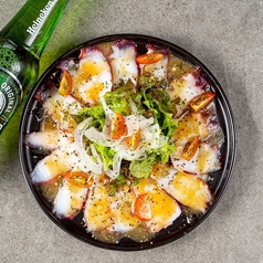 蛸のカルパッチョ