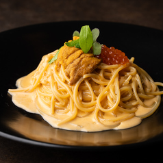 濃厚ウニクリームパスタ