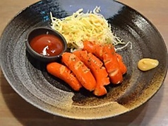 赤ウインナー炒め