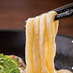 豚タンときのこのクリームうどん