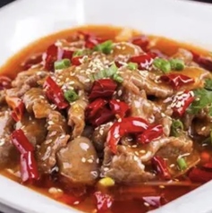 水煮牛肉（牛肉の激辛煮込み）
