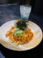 やみつき!明太キムチの焼きうどん