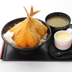 アジフライ丼