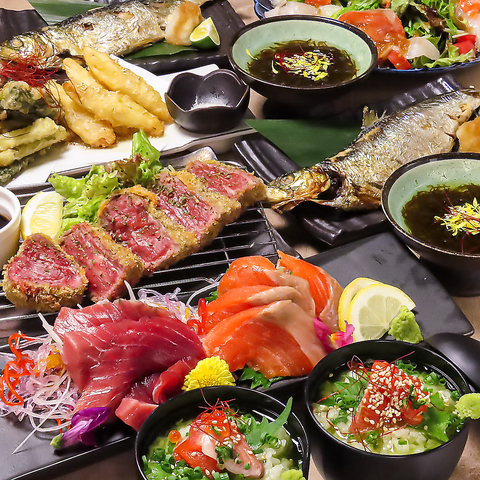 贅沢食材を使用したコース料理は絶品です！
