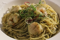 海老と帆立のジェノベーゼ