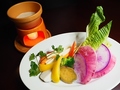 料理メニュー写真 千葉県産無農薬野菜のバーニャカウダ