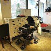 当店は、ベビーカーのまま安心してご入店いただけます♪ベビーカーを置くことのできるスペースもございます◎パパやママも安心してお食事に集中できる環境を整えて、ご家族皆様のご来店を心よりお待ちしております♪