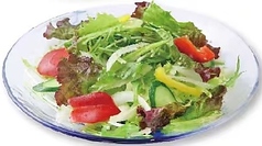 野菜サラダ/ピータン豆腐/トウミョウ和え物/干し豆腐の和え物 各