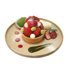 抹茶いちごタルト