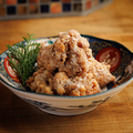 料理メニュー写真&nbsp;じっくりと漬けた自家製から揚げ(5個）