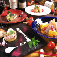 イタリア料理 ワインカクテル イッシモのコース写真