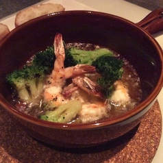 海老とブロッコリー