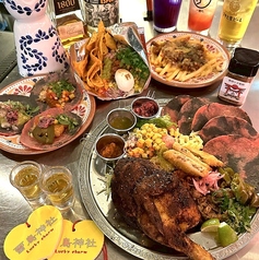 chicken&tacos雷鳥神社のコース写真