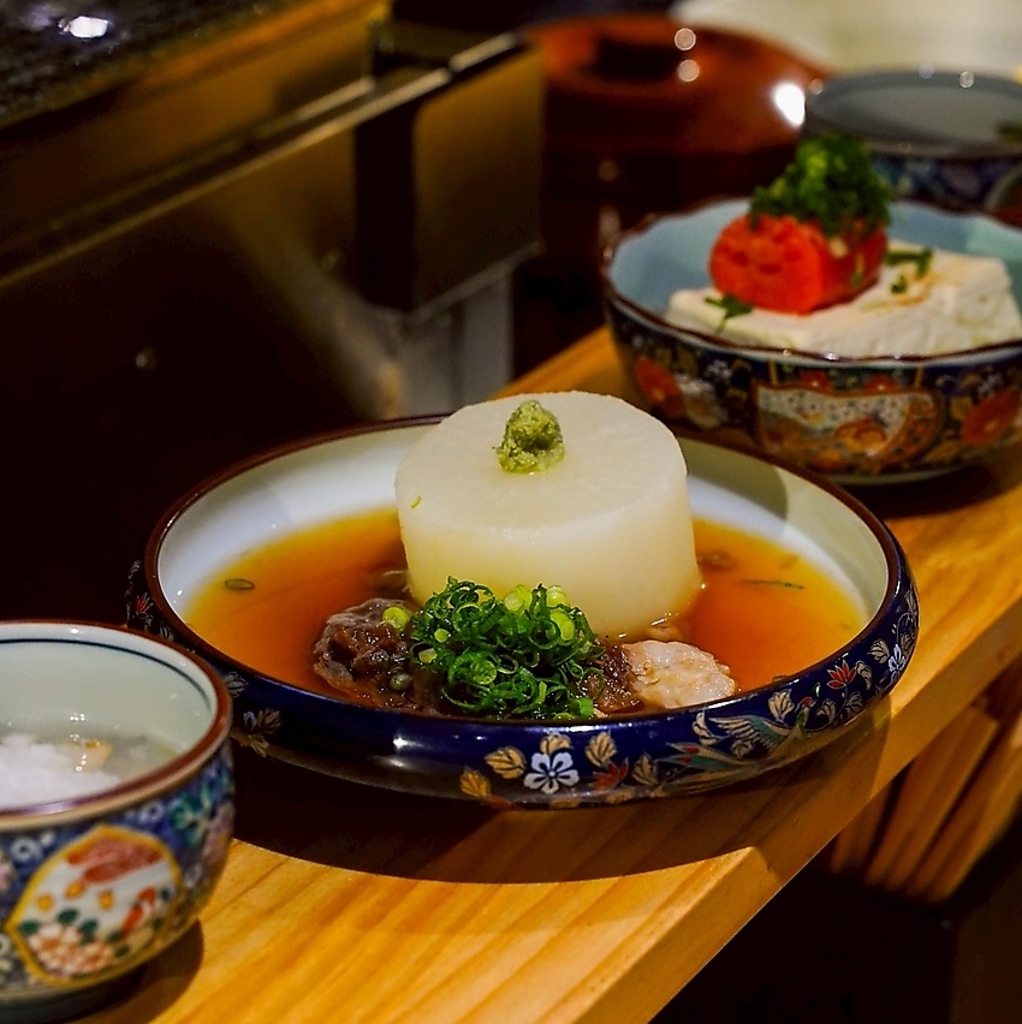 季節感ある一品料理が盛りだくさん！また、お酒と相性抜群の創作料理メニューもご用意しております！