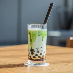 抹茶タピオカドリンク