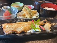 ホッケの半身焼き御膳(夜限定御膳)