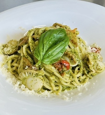 ホタテとドライトマト ジェノベーゼ