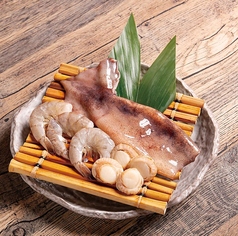 海鮮塩焼き3種盛り
