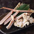 料理メニュー写真&nbsp;【ブランド蟹を心ゆくまで】ブランド活ズワイコース　14800円(税抜)