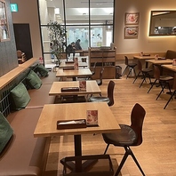多彩な席種で過ごすひととき