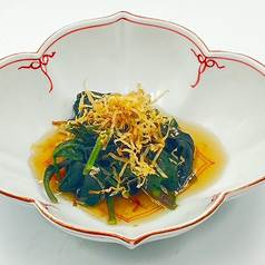 金時草のおひたし