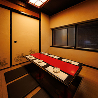 掘りごたつ個室!和の風情と快適さを備えた空間