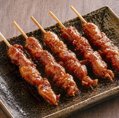 くるくる鶏皮串