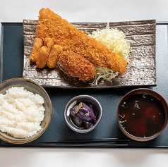 【揚げ物定食】ミックスフライ定食A