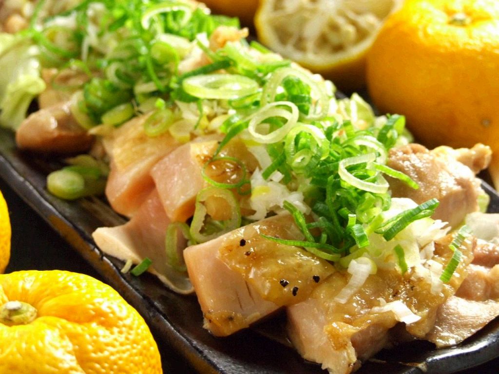 柚子を使ったヘルシーメニューは女子会にもオススメ★