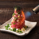 アラカルトも充実♪トロたくタワーやマグロのハート刺身等、当店自慢のメニューが勢ぞろい♪