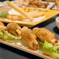 鶏皮餃子