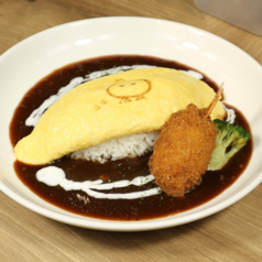 蟹爪ベシャメルフライオムライス（ミニサラダ＆スープ付き）