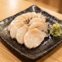 活つぶ貝 刺身