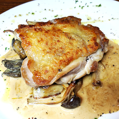 さつま純然鶏のソテー きのこクリーム