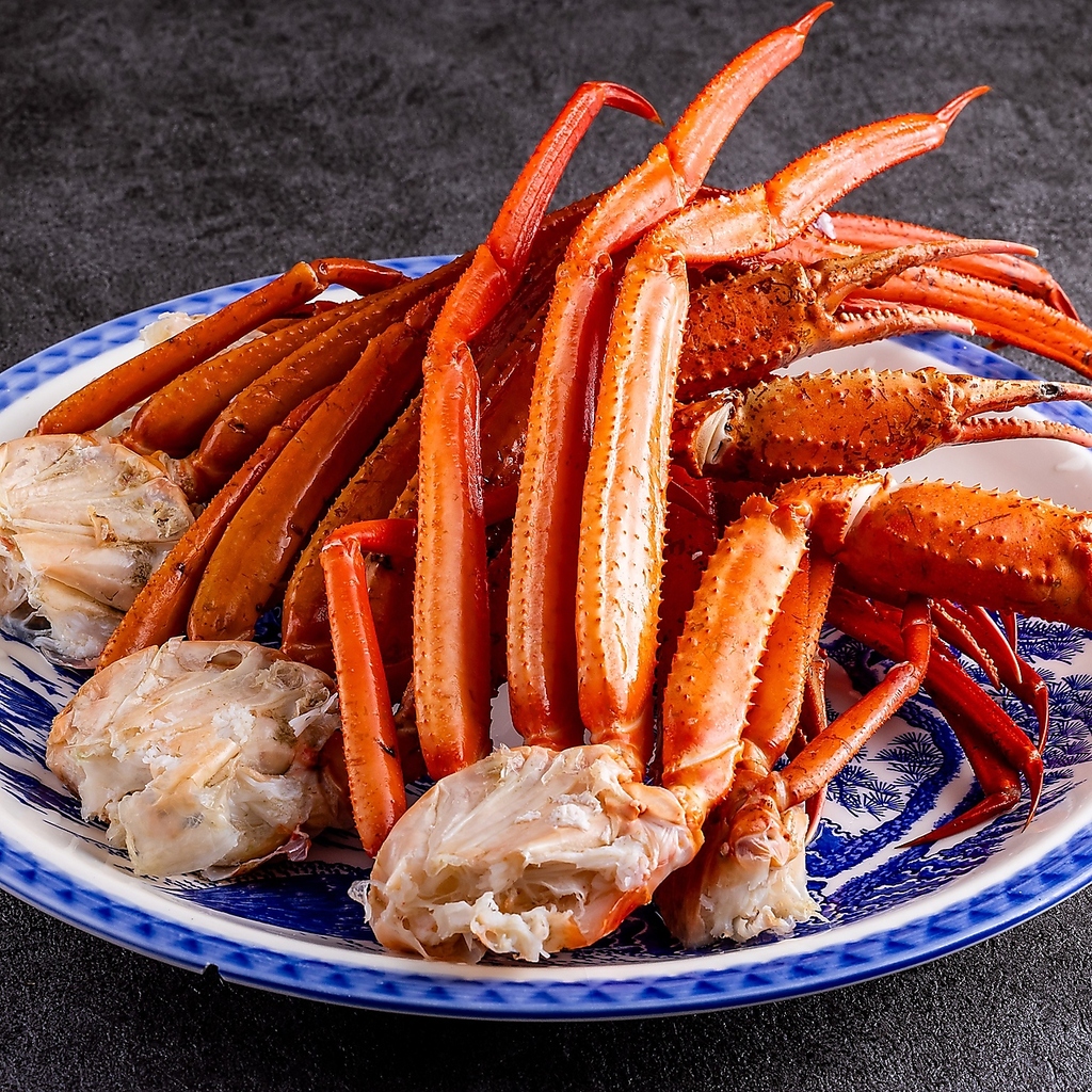 蟹本来の旨味を味わえる本ズワイをいくらでもお召し上がり下さい！