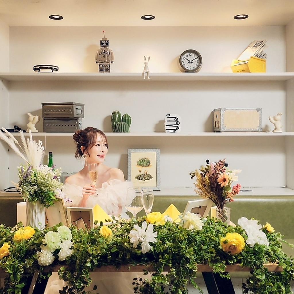 結婚式二次会にも大人気。その日だけの思い出を演出。