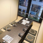 6～8名様でご利用いただける完全個室も充実◎掘りごたつでゆったり♪刈谷駅近くでご宴会なら当店へ！