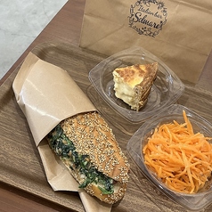 ほうれん草ときのこベーコン