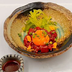 馬肉の辛味噌ユッケ