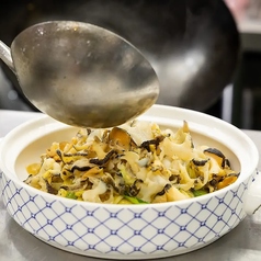 螺貝の葱醤油炒め