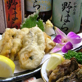 こちらも大人気の天ぷら！上品な味わいでお酒にもぴったり