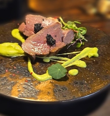 宮城産イノシシの肩肉のコンフィ