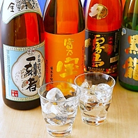 飲み放題は種類が自慢です！逸品料理とご一緒に